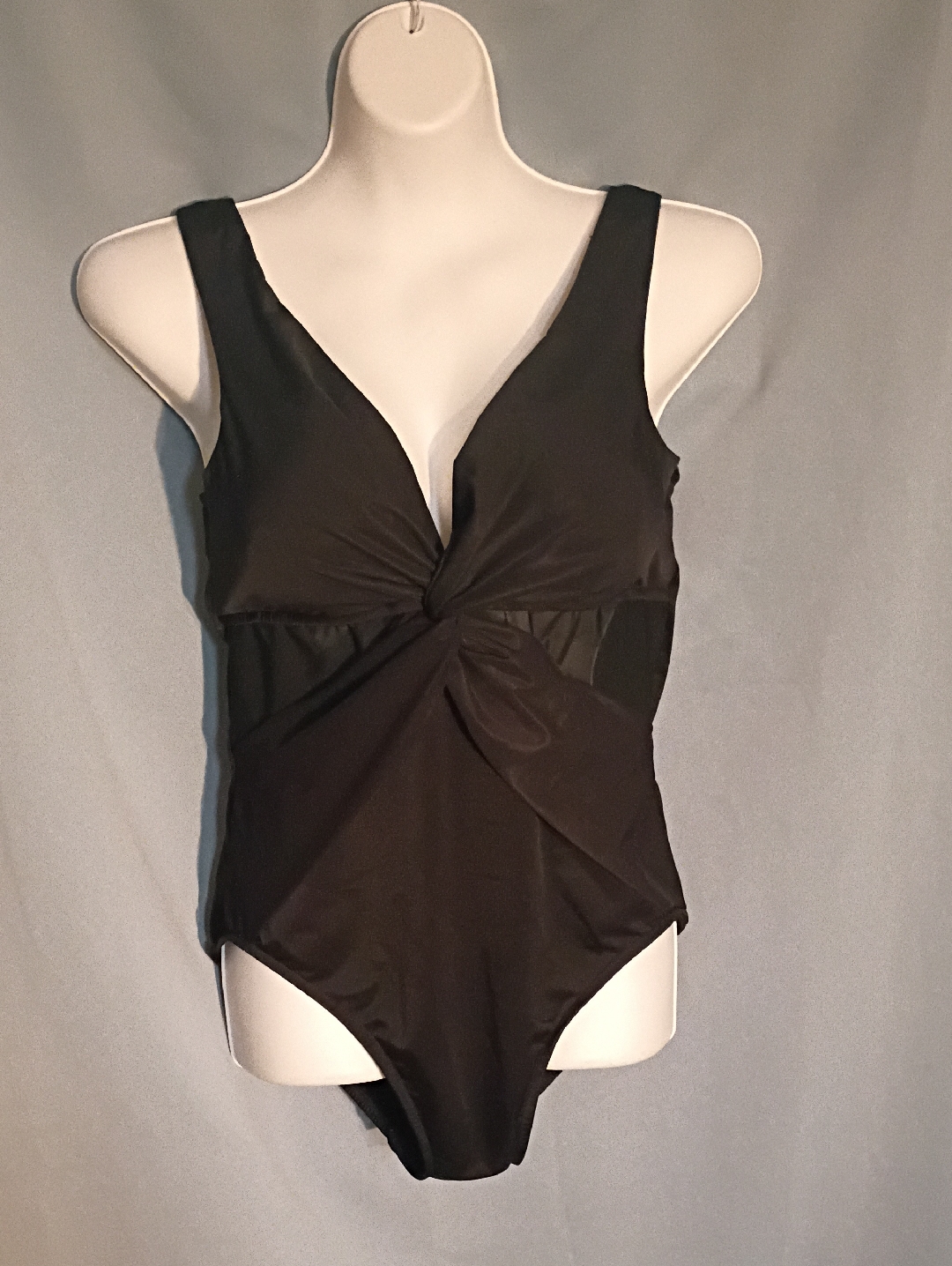 Miraclesuit Black And White Logo Swimwear Tag